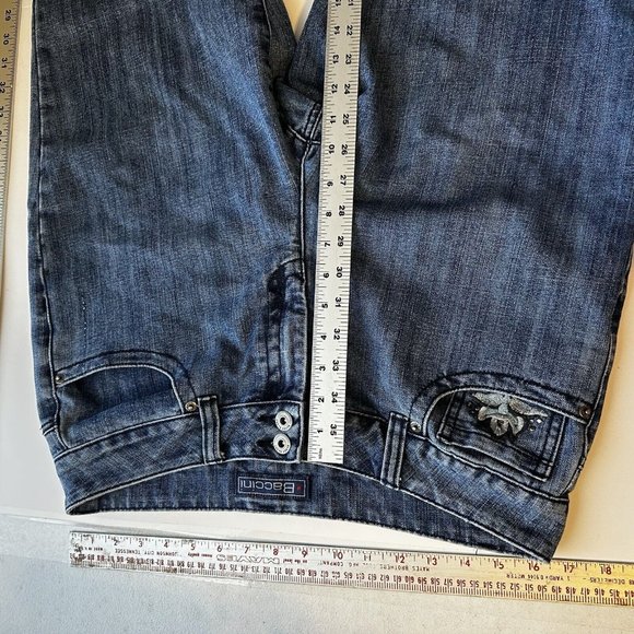Baccini Jeans Womens 12 Jeans Bootcut Denim Pants Ladies Medium Wash Blue New - Picture 7 of 8